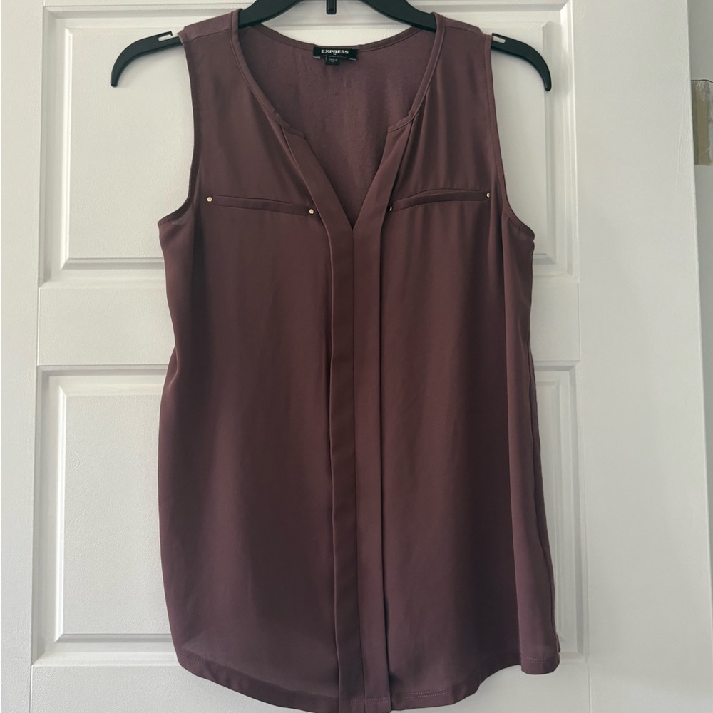 Lush Women's Sleeveless Top - Purple